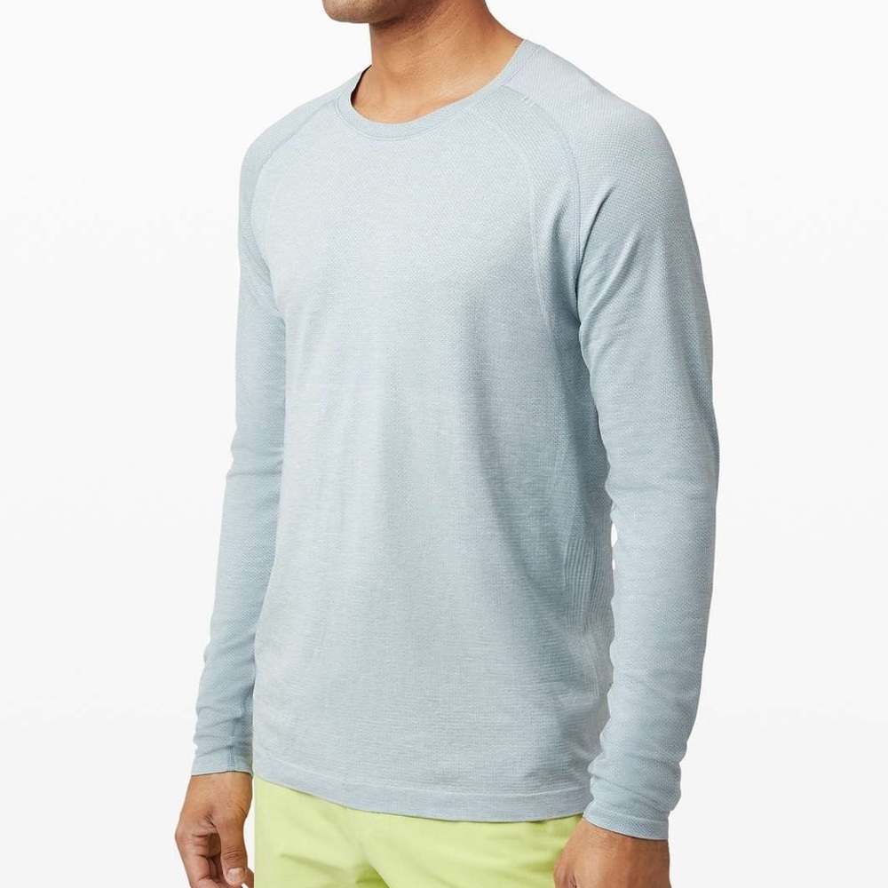 Lululemon pale blue green Lululemon Metal Vent Tech Long Sleeve shirt - Small